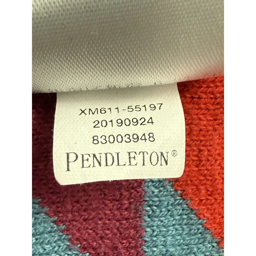 Pendleton Cotton Baby Blanket 30x40 Aztec Teal